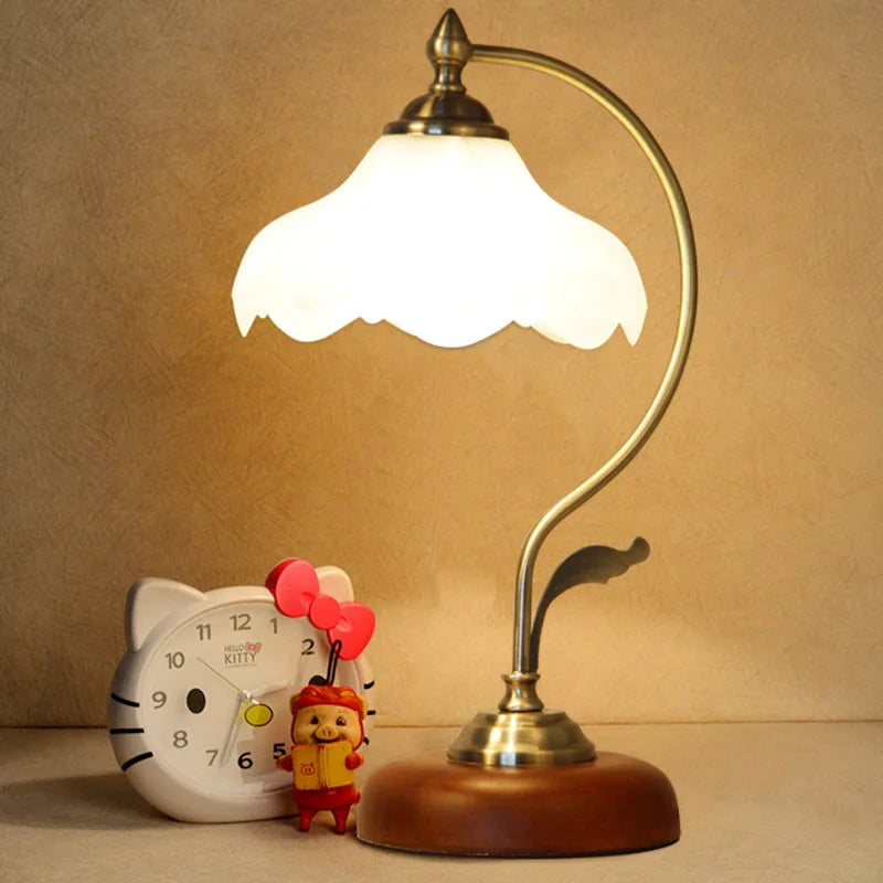 American style all copper decorative desk lamp