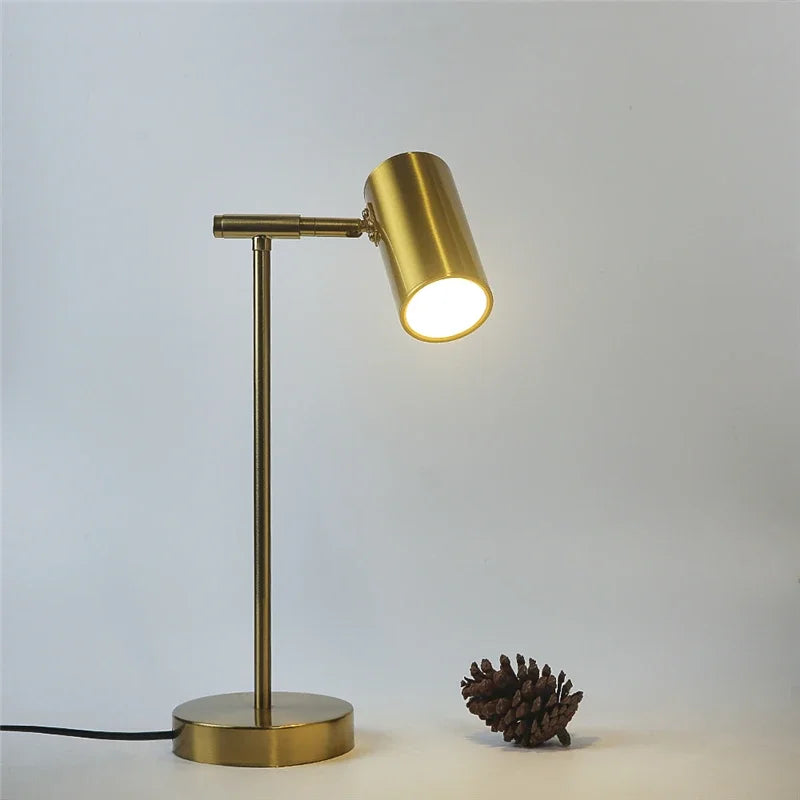 Modern Creative Golden Table Lamps Eye Protection Study Reading Desk Lamp