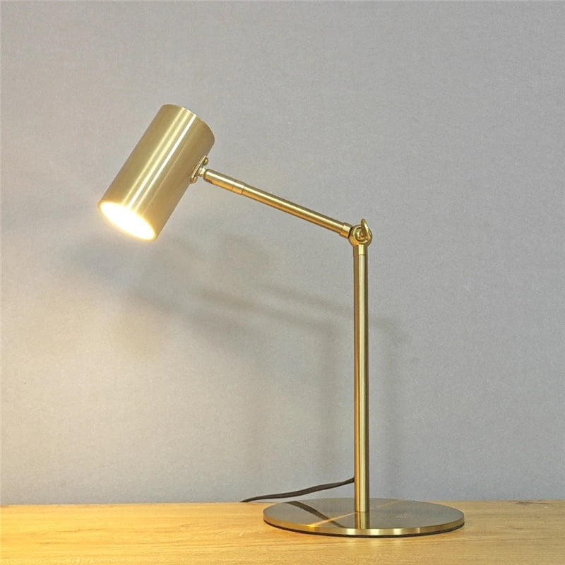 Modern Creative Golden Table Lamps Eye Protection Study Reading Desk Lamp