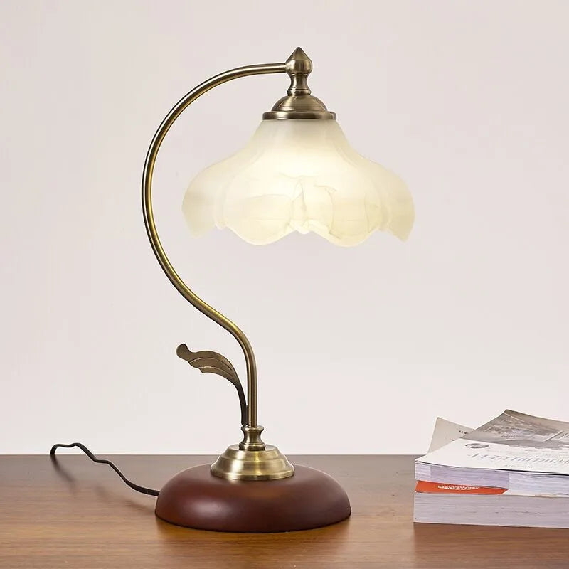 American style all copper decorative desk lamp